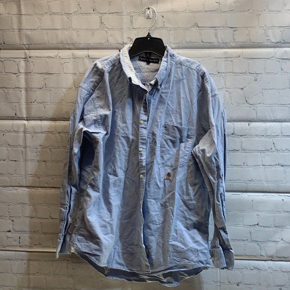 Tommy Hilfiger Other - Vintage Tommy Hilfiger Button Up Blue - XL